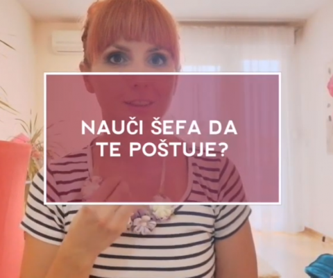 Nauči šefa da te poštuje